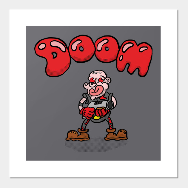Doom Cartoon: Shotgun Guy